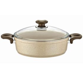 Safran Granit 22 cm Basık Tencere