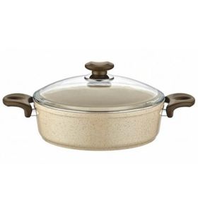 Safran Granit 24 cm Basık Tencere
