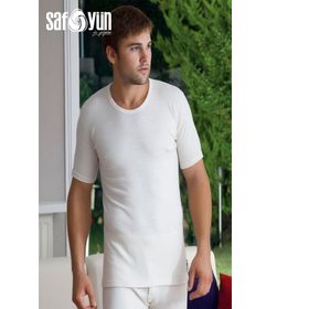 Safyün Kısa Kol Yün Fanila