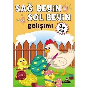 Sağ Beyin ve Sol Beyin Gelişimi 3 Yaş - Beyaz Panda Yayınları