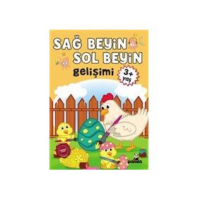 Sağ Beyin ve Sol Beyin Gelişimi 3 Yaş - Beyaz Panda Yayınları