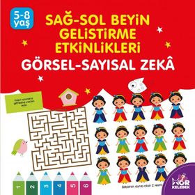 Sağ-Sol Beyin Geliştirme Etkinlikleri Görsel - Sayısal Zeka-Kolektif