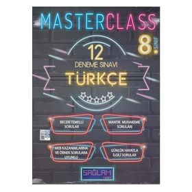 Sağlam Test Yayınları 8. Sınıf Türkçe Master Class 12 Deneme Sınavı
