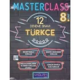 Sağlam Test Yayınları 8. Sınıf Türkçe Master Class 12 Deneme Sınavı