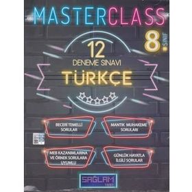 Sağlam Test Yayınları 8. Sınıf Türkçe Master Class 12 Deneme Sınavı
