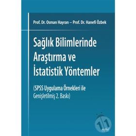 Sağlık Bilimlerinde Araştırma ve İstatistik Yöntemler - Osman Hayran , Hanefi Özbek