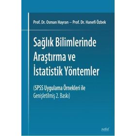 Sağlık Bilimlerinde Araştırma ve İstatistik Yöntemler - Osman Hayran , Hanefi Özbek