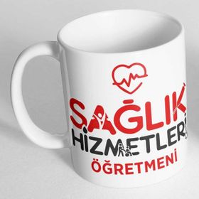 Sağlık Hizmetleri Öğretmeni Sarı Kupa Bardak