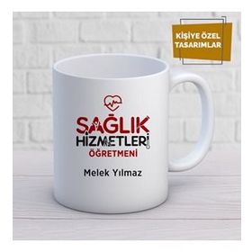 Sağlık Hizmetleri Öğretmeni Sarı Kupa Bardak