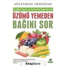 Sağlıklı Hayat ve Temiz Bir Gelecek İçin Üzümü Yemeden Bağını Sor - Süleyman Erdoğan