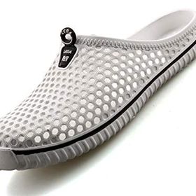 SAGUARO Clogs Beyaz Renk Fileli Delikli Unisex Terlik