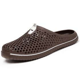 SAGUARO Clogs Kahverengi Renk Fileli Delikli Unisex Terlik