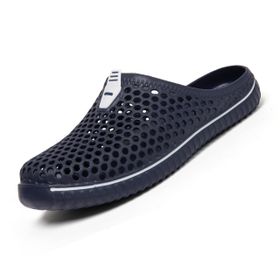 SAGUARO Clogs Koyu Mavi Renk Fileli Delikli Unisex Terlik