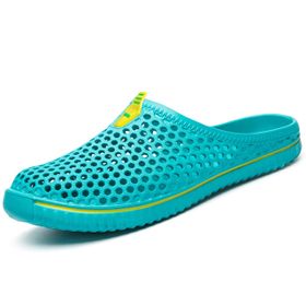 SAGUARO Clogs Turkuaz Renk Fileli Delikli Unisex Terlik