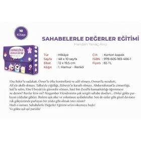 Sahabelerle Değerler Eğitimi (10'lu Set) / Handan Yalvaç Arıcı