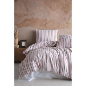 Şaheser Soft Tiss 160x220 cm Kiremit Tek Kişilik Nevresim Takımı