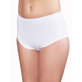 Şahinler B008 Beyaz Kadın Pamuk Yüksek Bel Külot