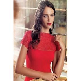 Şahinler B625 Mor Likralı Dantelli Kadın Atlet
