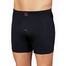 Şahinler E010 6 Adet Siyah Pamuklu Erkek Boxer