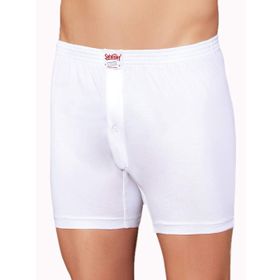 Şahinler E010 Beyaz 6 Adet Pamuklu Erkek Boxer