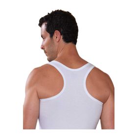 Şahinler E030 Beyaz Erkek Çapraz Askılı Atlet