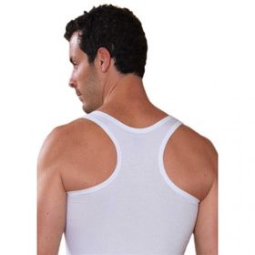 Şahinler E030 Beyaz Erkek Çapraz Askılı Atlet
