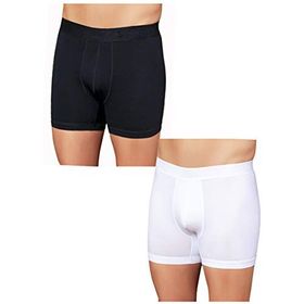Şahinler E031 3 Siyah 3 Beyaz Likralı Erkek Boxer