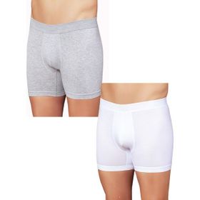 Şahinler E031 6 Adet Beyaz Likralı Erkek Boxer