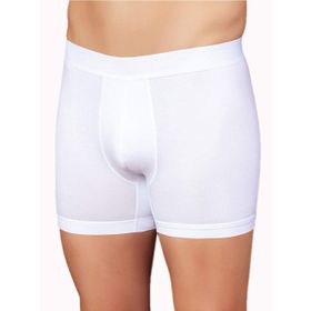 Şahinler E031 6 Adet Beyaz Likralı Erkek Boxer