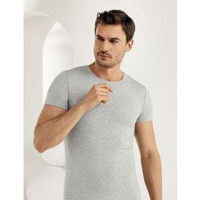 Şahinler E069 Erkek Likralı Kısa Kollu Fanila Atlet