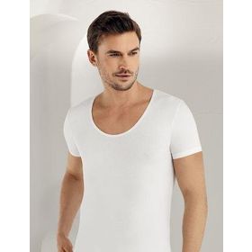 Şahinler E084 Erkek Likralı Bisiklet Yaka Kısa Kollu Fanila Atlet