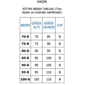 Şahinler M8150-SH Siyah Sütyen