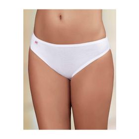 Şahinler MB023 Beyaz Lastik Biyeli Pantolon Ribana Kadın Külot