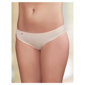 Şahinler MB023-KR48 Lastik Biyeli Ribana Krem Kadın Külot