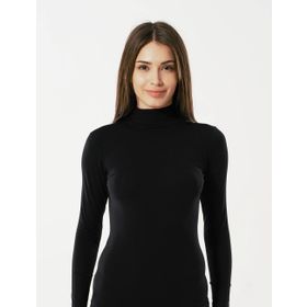 Şahinler MB1036-SH Siyah Uzun Kollu Balıkçı Yaka Body