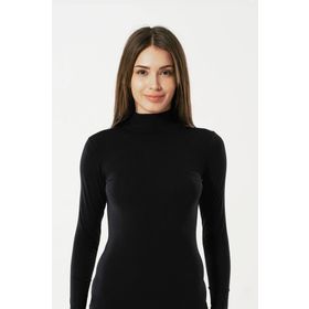 Şahinler MB1036-SH Siyah Uzun Kollu Balıkçı Yaka Body
