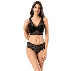 Şahinler MB12700-YD Yarı Destekli Dantel Kadın Büstiyer Takım