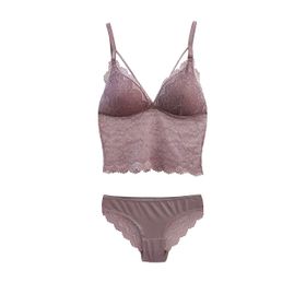 Şahinler MB12800-B Lila Desteksiz Bralet Takım