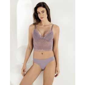 Şahinler MB12800-B Lila Desteksiz Bralet Takım