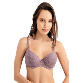 Şahinler MB13200-B Lila Dantel Desteksiz Sütyen