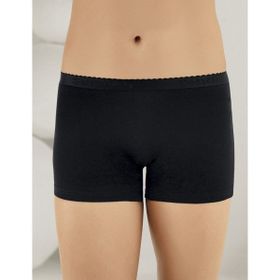 Şahinler MB3022-SH Siyah Kadın Likralı Boxer Şort