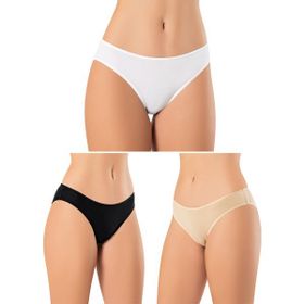 Şahinler MB3081-Beyaz BY Likralı Modal Kadın Külot