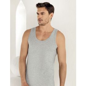Şahinler ME005 Pamuk Gri 6'lı Paket Erkek Atlet