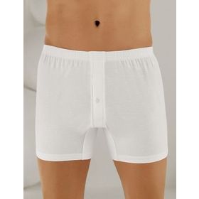 Şahinler ME010 6'lı Beyaz Paket Penye Pamuk Erkek Boxer