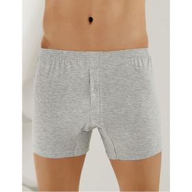 Şahinler ME010 Gri 6'lı Paket Penye Pamuk Erkek Boxer