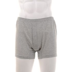 Şahinler ME010 Penye Düğmeli Gri Erkek Boxer