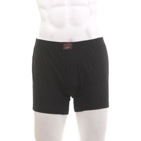 Şahinler ME010 Penye Siyah Düğmeli Erkek Boxer