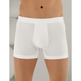 Şahinler ME031 6'lı Likralı Beyaz Erkek Boxer