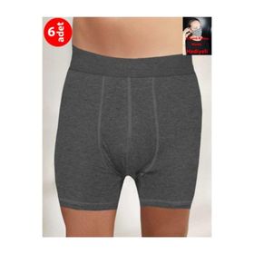 Şahinler ME031 Füme Likralı 6'lı Erkek Boxer