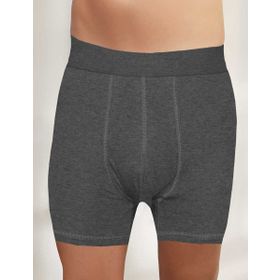 Şahinler ME031 Koyu Gri Likralı Şahinler Yazılı Torbalı Erkek Boxer